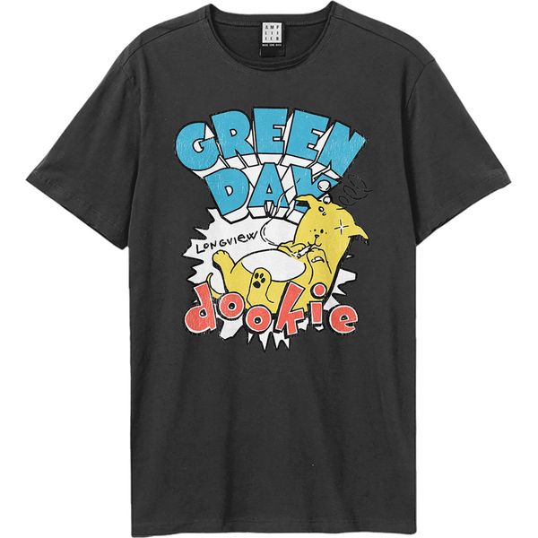 Amplified - Maglietta "Dookie Longview"" Per Uomo/Donna Unisex GD1940 (L) (Charcoal)"-image