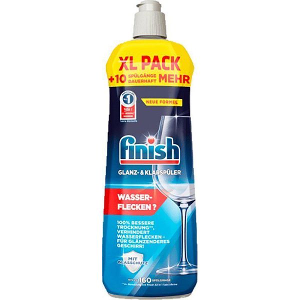 Detersivo Per Lavastoviglie Finish Regular Rinse Aid - 160 Lavaggi - 800 Ml-image