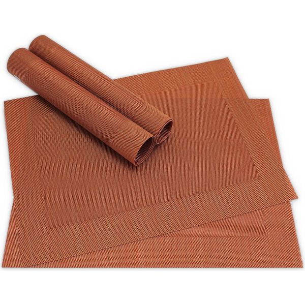 Tovagliette Borda Set Di 4 Tovagliette Color Rame-image