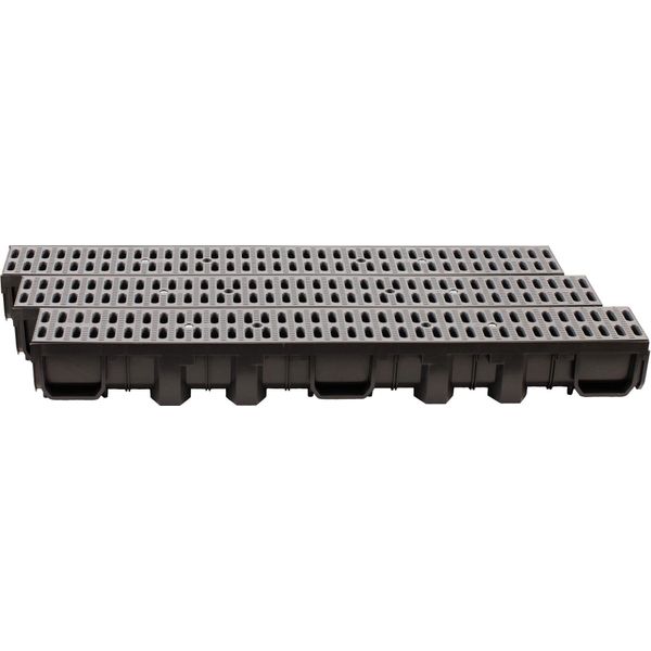 Scarmaxx 3M Canale Di Drenaggio A Pavimento A15 115 Mm Griglia A Barre Grigio - 13X300X11,5Cm-image