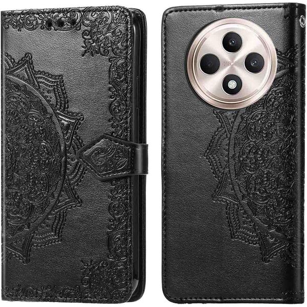 Oppo Reno 12F Sleeve - Pelle Finta - Flip Cover Imoshion - Nero-image