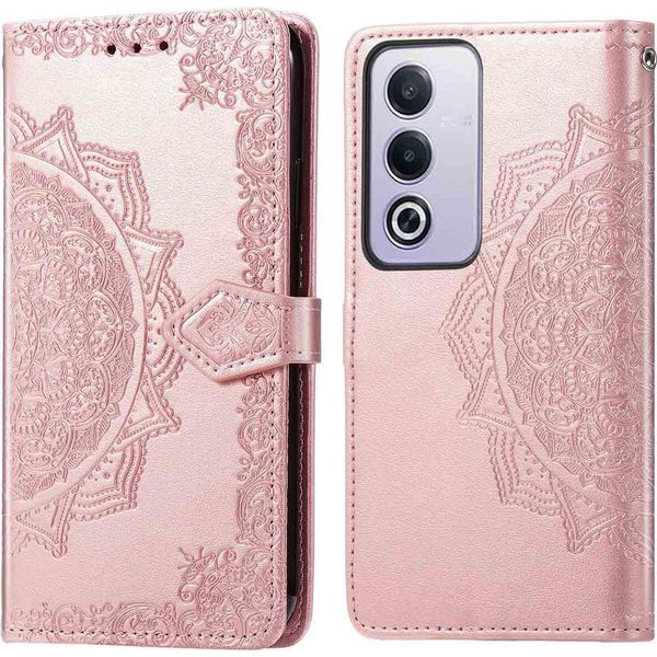 Oppo A60/Oppo A40M/Oppo A40 Sleeve - Pelle Finta - Flip Cover Imoshion - Finitura Oro Rosa-image