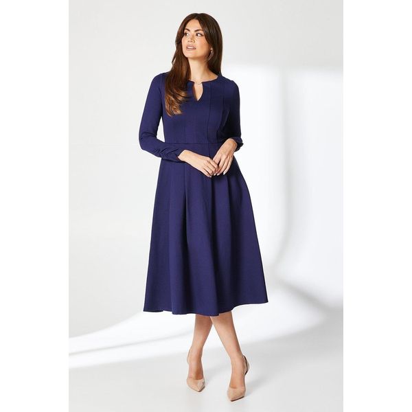 Principles - Vestito Midi Con Pieghe Per Donna DH7748 (38 It) (Blu Navy)-image