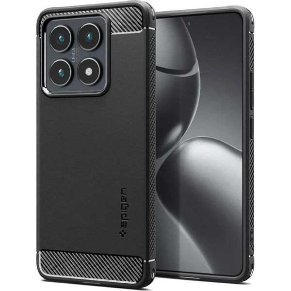 Custodia / Cover Per Xiaomi 14T Pro Nero - Custodia Spigen Rugged Armor-image
