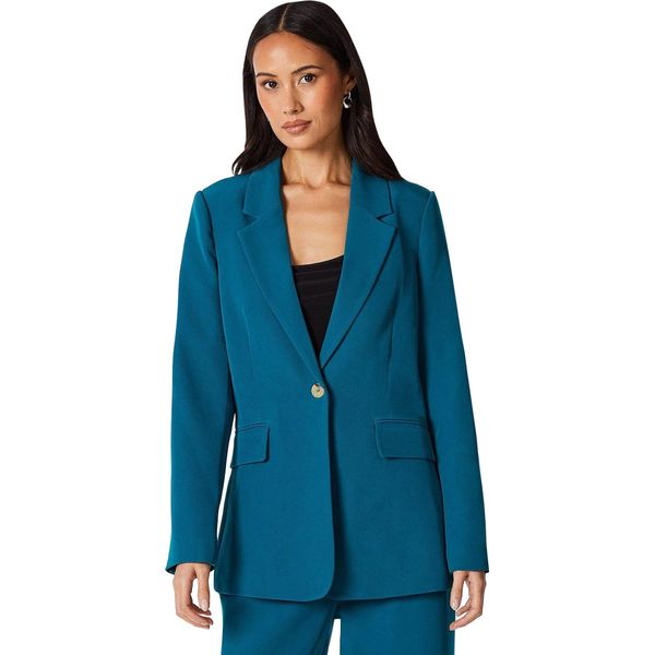 Principles - Blazer Monopetto Per Donna DH6718 (36 It) (Petrol)-image