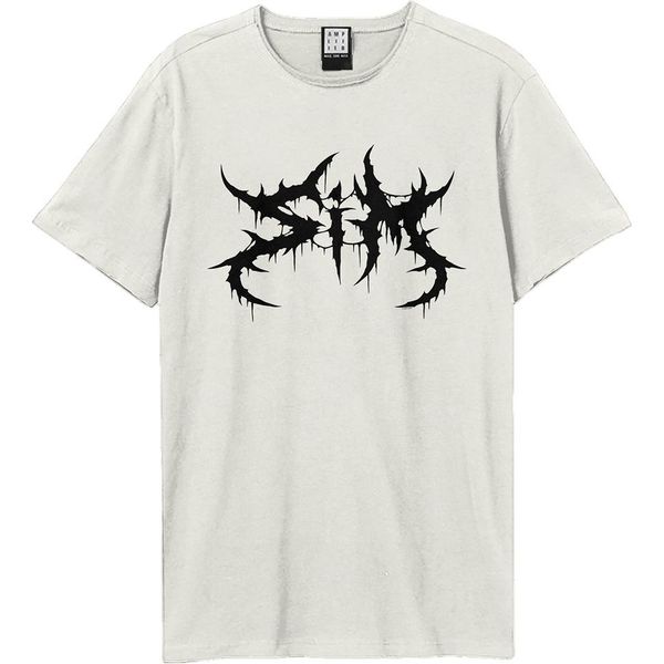 Amplified - Maglietta Logo Per Uomo/Donna Unisex GD2027 (3XL) (Bianco Sporco)-image