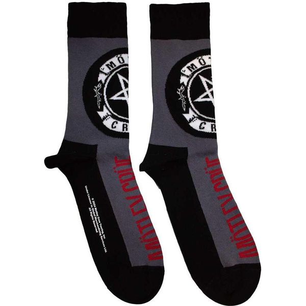 Motley Crue - Calzini Da Uomo/Donna Unisex RO12381 (40,5 Eu - 45,5 Eu) (Antracite)-image