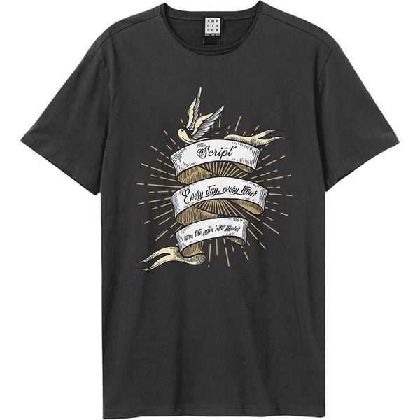 Amplified - Maglietta "Tattoo"" Per Uomo/Donna Unisex GD2112 (3XL) (Charcoal)"-image