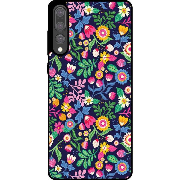 Smartphonica Custodia Per Telefono Adatta Per Huawei P20 Plus Con Stampa Floreale - Tpu Cover Posteriore Design Floreale-image