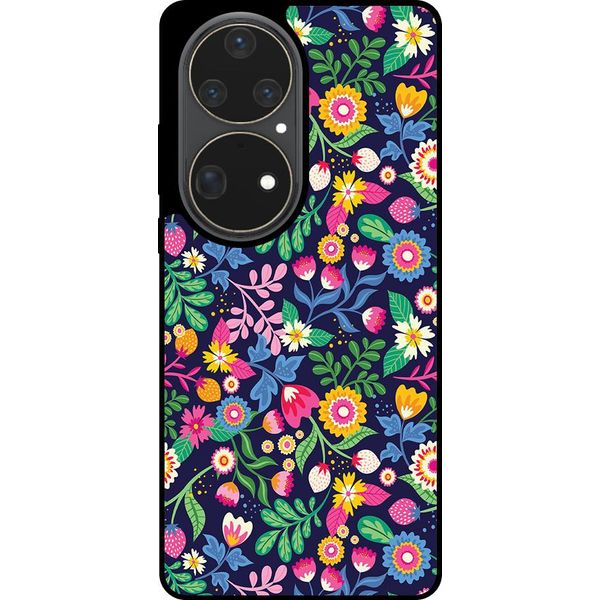 Smartphonica Custodia Per Telefono Adatta Per Huawei P50 Pro Con Stampa Floreale - Tpu Cover Posteriore Design Floreale-image