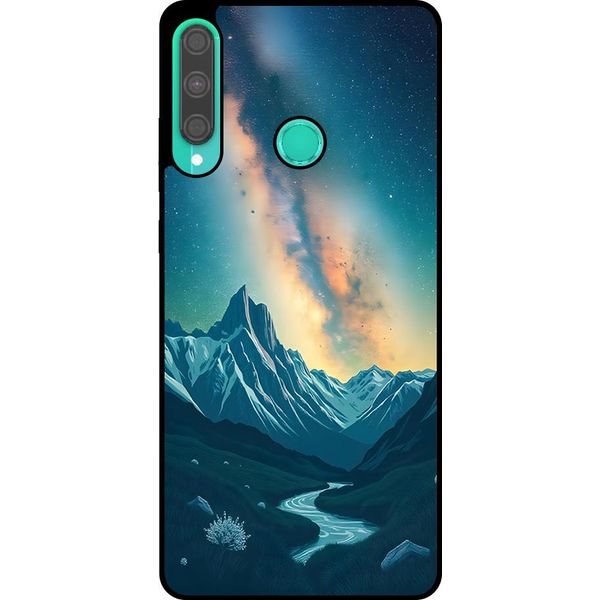 Smartphonica Custodia Per Telefono Adatta A Huawei P40 Lite E Con Impronta Del Cielo Stellato - Custodia Backcover In Tpu Con Design Spaziale E A Forma Di Via Lattea-image