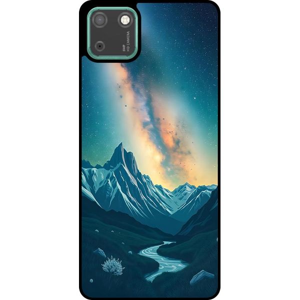 Smartphonica Custodia Per Telefono Adatta A Huawei Y5P Con Impronta Del Cielo Stellato - Custodia Backcover In Tpu Con Design Spaziale E A Forma Di Via Lattea-image