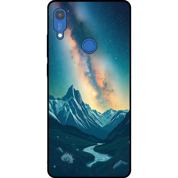 Smartphonica Custodia Per Telefono Adatta A Huawei Y6S Con Impronta Del Cielo Stellato - Custodia Backcover In Tpu Con Design Spaziale E A Forma Di Via Lattea-image