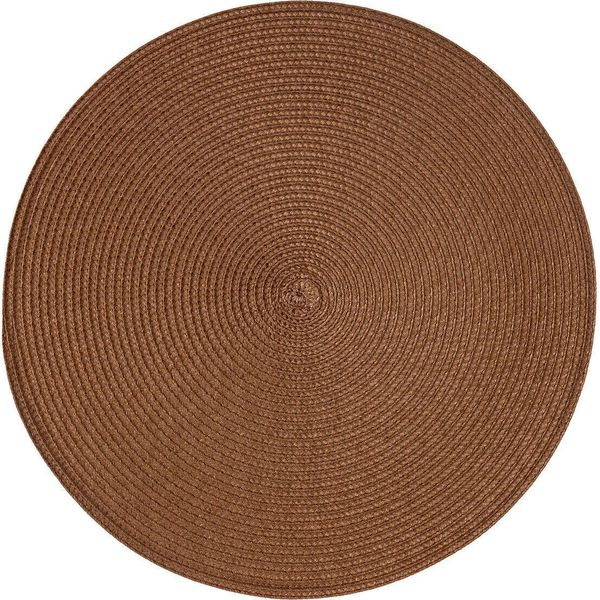 Sg Secret De Gourmet - Tischset Intrecciato D38Cm Camel Dunkel-image
