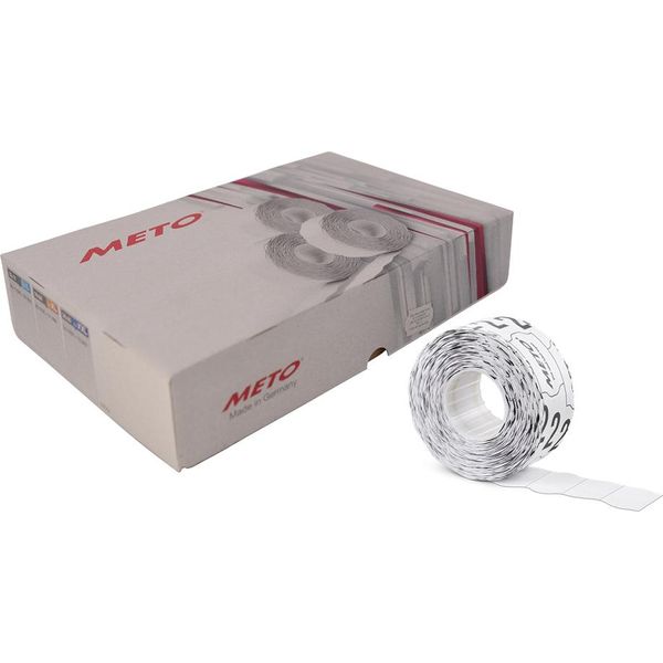 Meto 9003291 Etichette Meto Per Etichettatrici Di Prezzo, 32 X 19 Mm, Bianco-image