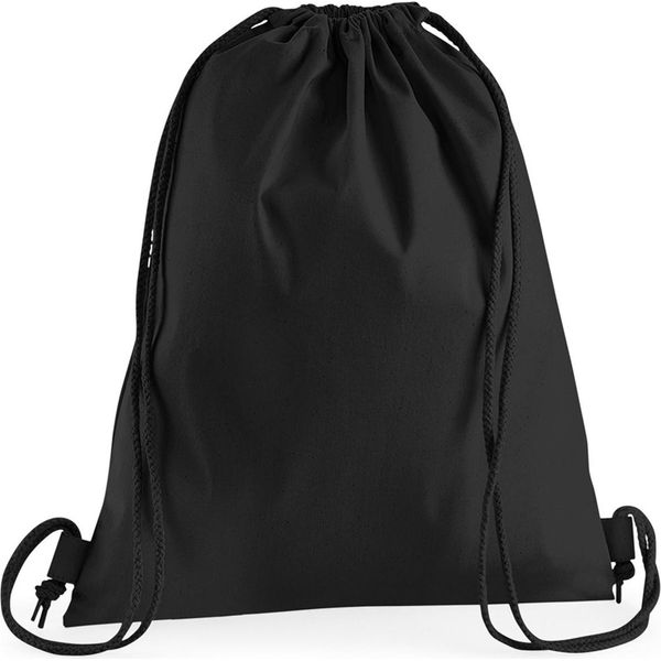 Westford Mill - Borsa Da Ginnastica "Premium"", Cotone RW9089 (Taglia Unica) (Nero)"-image