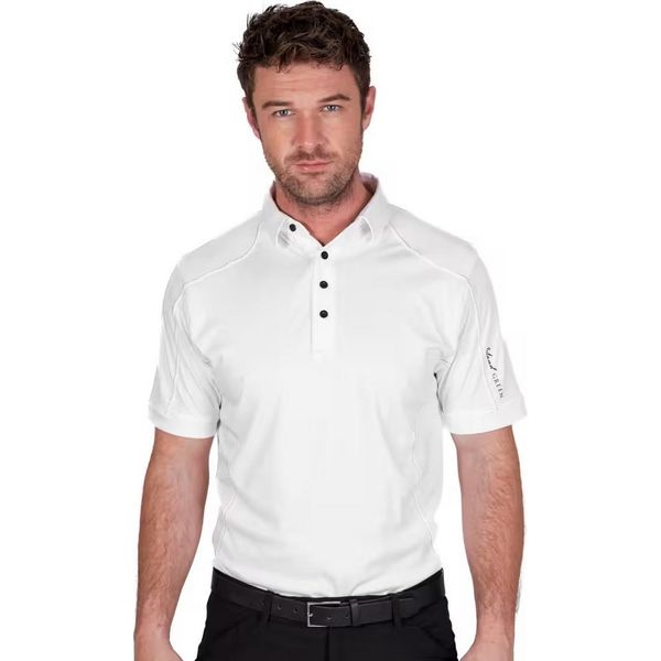 Island Green - Polo Trapuntata Da Uomo - Emblema PB317 (3XL) (Bianco)-image