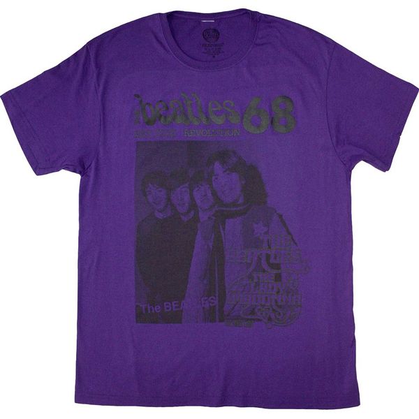 The Beatles - Maglietta "The Lady Madonna 1968"" Per Uomo/Donna Unisex RO12714 (Xl) (Viola)"-image