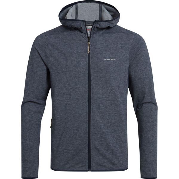 Craghoppers - Felpa Con Cappuccio Full Zip "Deft"" Da Uomo CG2030 (S) (Blu Navy Screziato)"-image