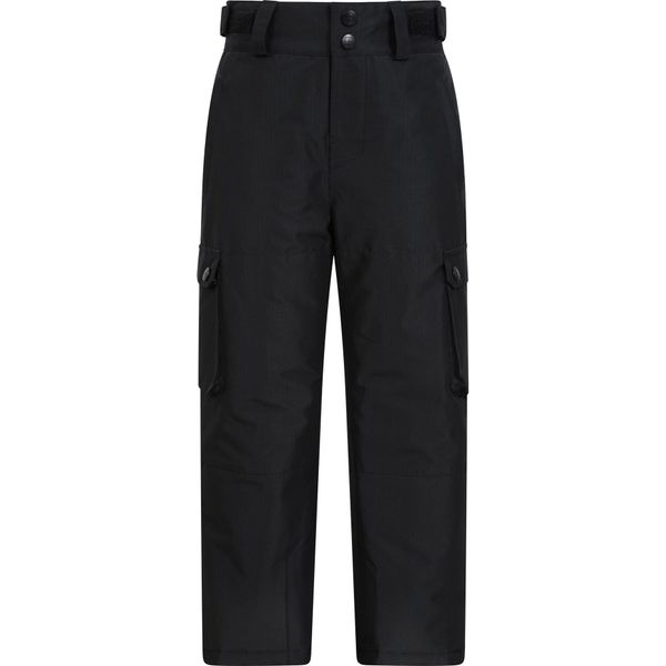 Mountain Warehouse - Pantaloni Da Sci Da Bambino "Titan"", Stile Cargo MW3719 (128) (Nero)"-image
