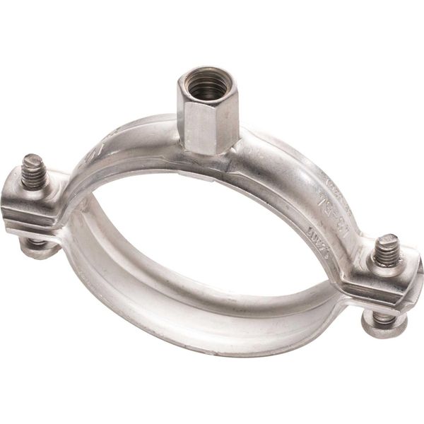 2 Pezzi - Fascetta Per Tubi A Vite 43 Mm - 47 Mm M8/M10 Srs Plus In Acciaio Inox A4 Senza Inserto: 43-47 Mm M8/M10 V4A Dimensione: 43-47 Mm M8/M10 V4A-image