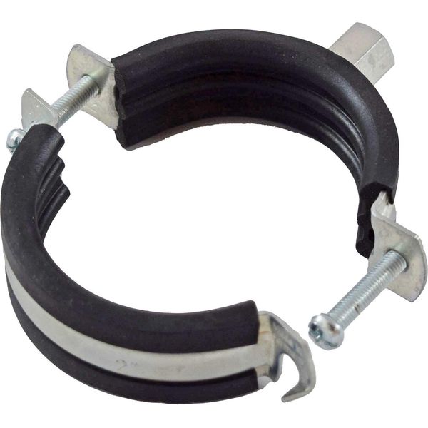2 Pezzi - Morsetto Per Tubi A Vite 72 Mm - 80 Mm M8/M10 Bloccaggio A Gancio: 72-80 Mm Dimensioni: 72-80 Mm-image