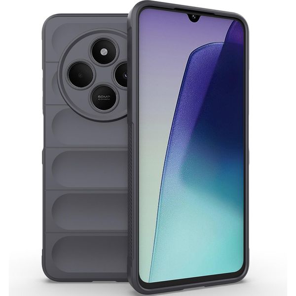 Custodia Per Xiaomi Redmi 14C Custodia Protettiva In Silicone Tpu Morbido Antiurto Grigio Scuro-image