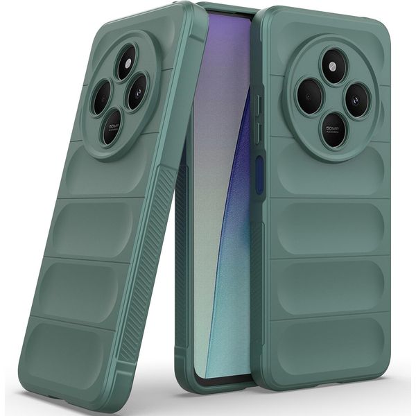 Custodia Per Xiaomi Redmi 14C Custodia Protettiva In Silicone Tpu Morbido Antiurto Verde-image