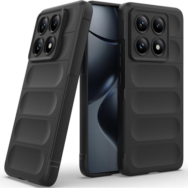 Custodia Per Xiaomi 14T Pro Custodia Protettiva In Silicone Tpu Morbido Antiurto Nero-image