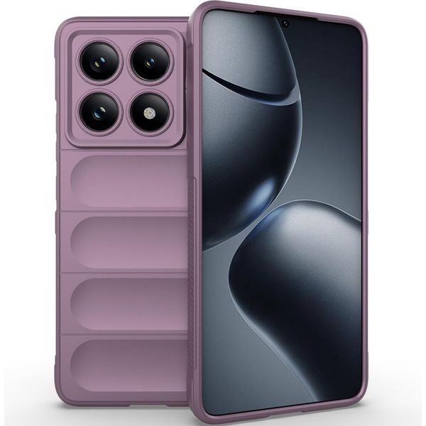 Custodia Per Xiaomi 14T Pro Custodia Protettiva In Silicone Tpu Morbido Antiurto Viola-image