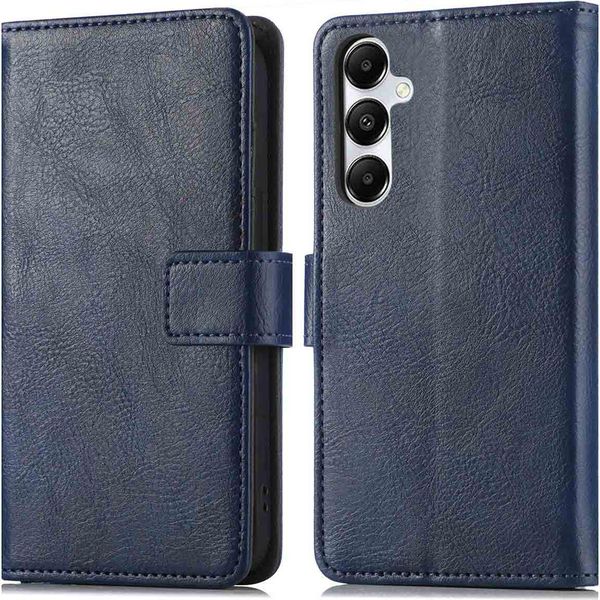 Custodia Per Cellulare Imoshion Per Samsung Galaxy A16 (5G)/Samsung Galaxy A16 (4G) - Flip Cover Libreria Flip - Blu Scuro-image