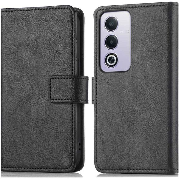 Custodia Per Cellulare Imoshion Per Oppo A80 (5G) - Flip Cover Bookcase Flip - Nero-image