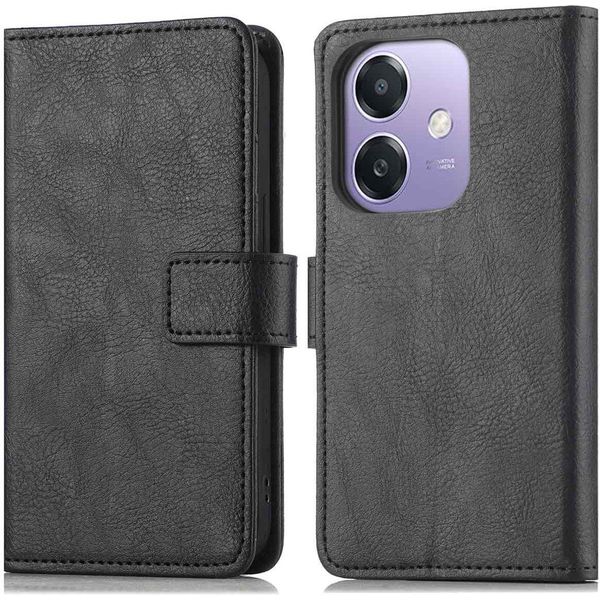 Custodia Imoshion Per Oppo A60 (5G)/Oppo A40M/Oppo A40 - Flip Cover Bookcase Flip - Nero-image