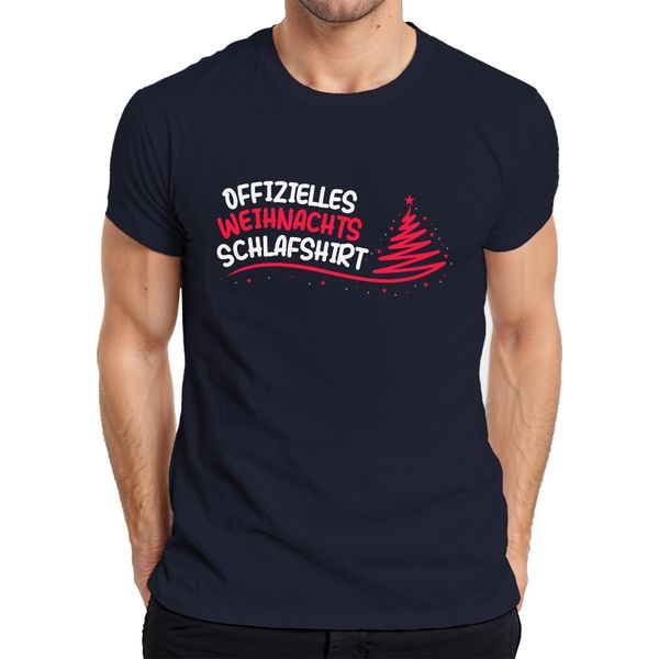 Maglietta Ufficiale Di Natale Albero Di Natale - Natale Xmas Da Uomo, Navy, M-image