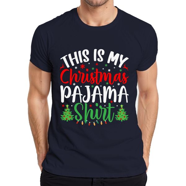 Questa è La Mia Camicia Pigiama Di Natale Pigiama - Weihnachten Natale Maglietta Herren, Navy, Xl-image