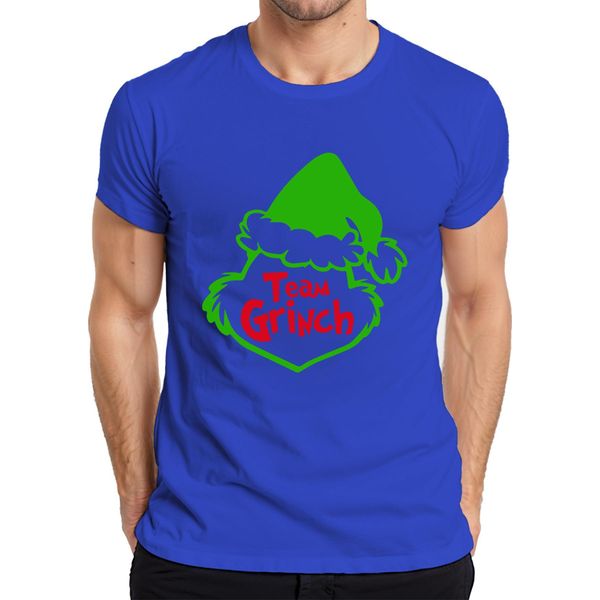 Maglietta Da Uomo Team Grinch Christmas Outfit Anti-Christmas - Christmas Xmas, Blu, S-image