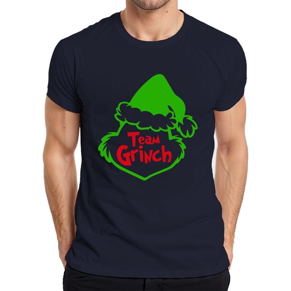Maglietta Da Uomo Del Team Grinch Christmas Outfit Anti-Christmas - Christmas Xmas, Navy, Xxl-image