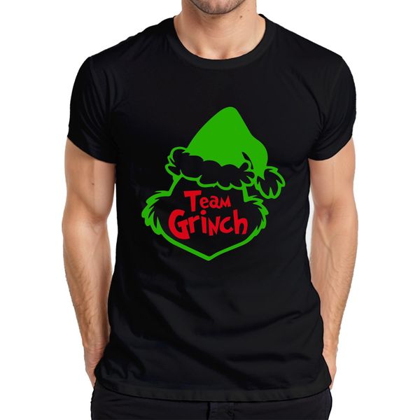Maglietta Da Uomo Del Team Grinch Christmas Outfit Anti-Christmas - Christmas Xmas, Nero, S-image