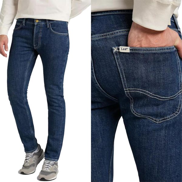 Lee, Jeanshosen Da Uomo, Slim Fit, Luke, W31 L32, Blau, Jeans, Baggyjeans, Buggy-image
