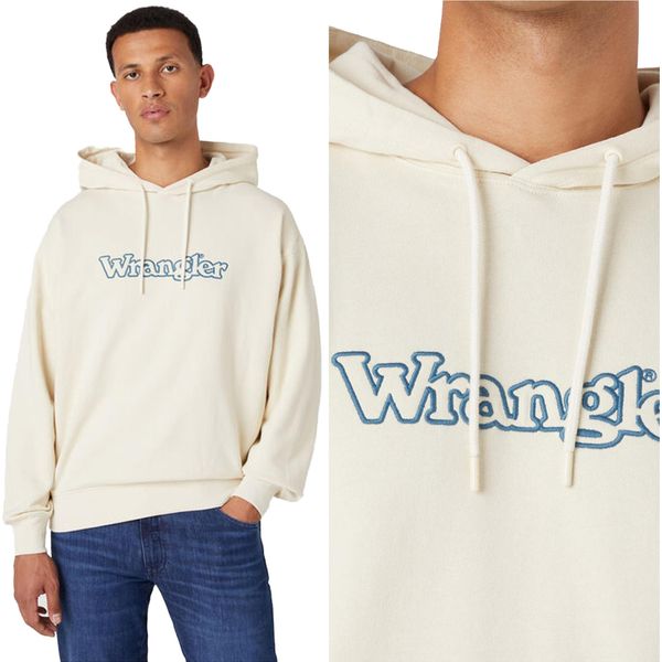 Wrangler Herren, Felpa Graphic Hoodie, Xl, Beige, Kapuzenpullover, , Felpa Con Cappuccio-image