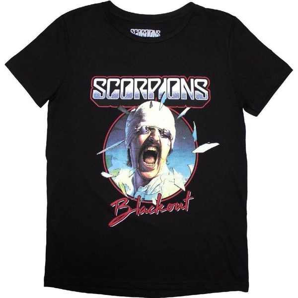 Scorpions - Maglietta "Blackout Tour '82"" Da Donna RO12447 (S) (Nero)"-image