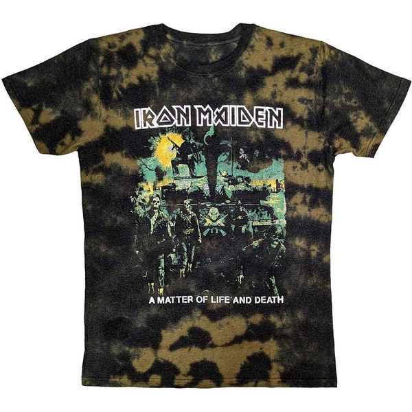 Iron Maiden - Maglietta "A Matter Of Life And Death"" Per Uomo/Donna Unisex RO12458 (S) (Marrone)"-image