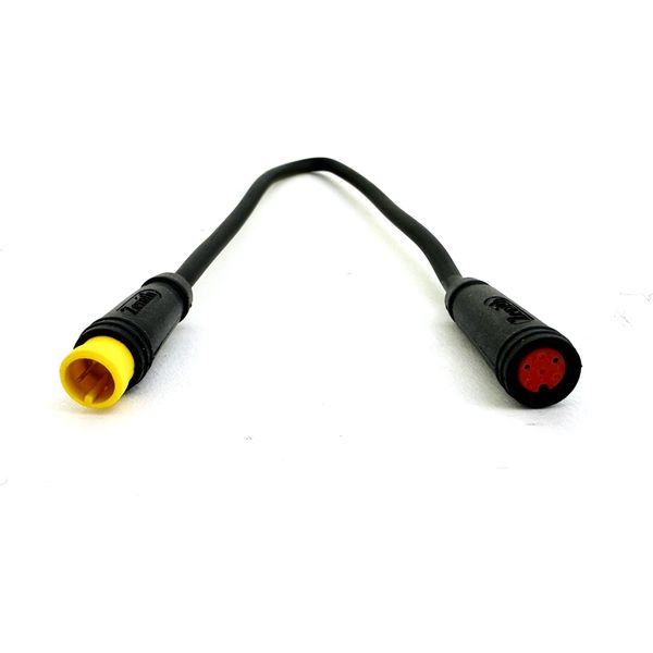 Cavo Adattatore Higo / Julet 19,5 Cm Per Ebike, Da 2 Pin Rosso A 3 Pin Giallo-image