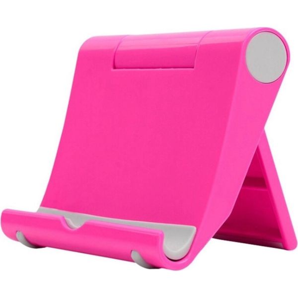 Telefono Pieghevole Supporto Per Tablet Da Tavolo Multifunzionale Supporto Mobile Regolabile Rosa-image