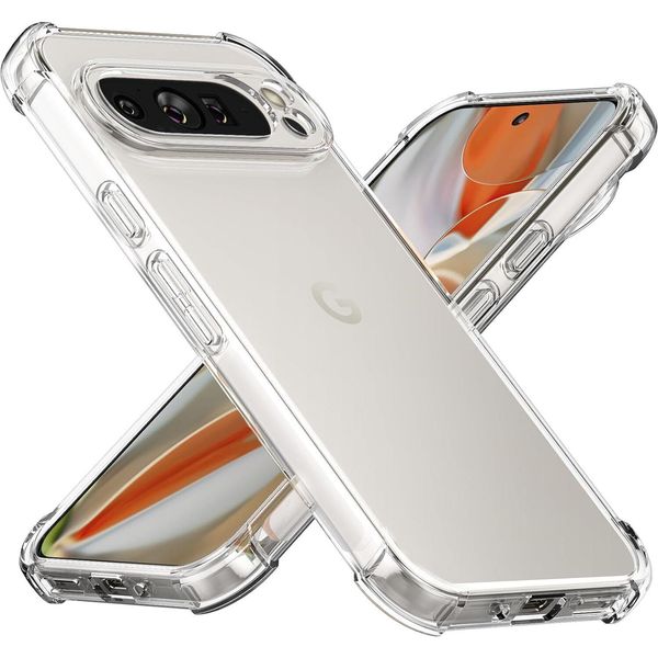 Custodia Per Google Pixel 9 Pro Xl Paraurti Trasparente In Tpu Morbido, Custodia Protettiva Antiurto-image