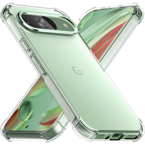 Custodia Per Google Pixel 9 / Pixel 9 Pro Paraurti Trasparente In Tpu Morbido, Custodia Protettiva Antiurto-image