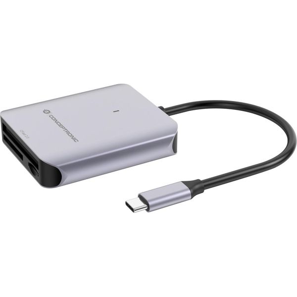 Conceptronic Card Usb 3.2 Gen2 Cfast Sd/Tf 4.0 UHS-II - Lettore Di Schede - Trasferimento Seriale Compactflash Ata (Cfast) (BIAN09G-image
