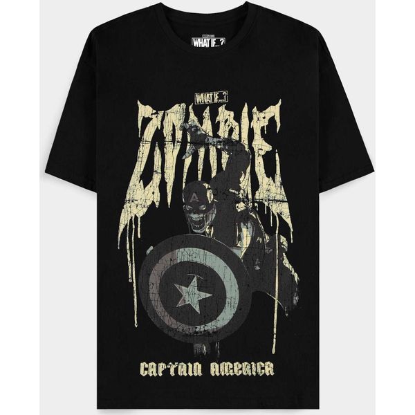 Captain America - Zombified T-Shirt A Maniche Corte Da Uomo - Xl - Difuzed TS427675CAP - (Magliette E Top / Magliette A Maniche Corte)-image