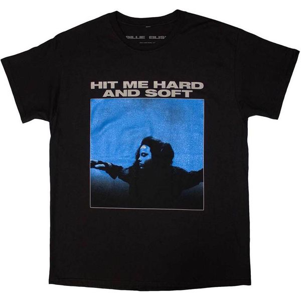 Billie Eilish - Maglietta "Hit Me Hard And Soft Tracklist"" Per Uomo/Donna Unisex RO12532 (Xxl) (Nero)"-image
