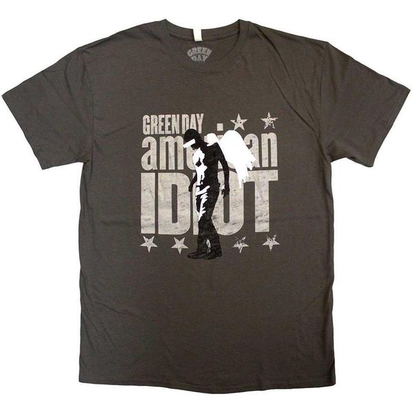 Green Day - Maglietta "Am Idiot Angel"" Per Uomo/Donna Unisex RO12540 (M) (Antracite)"-image